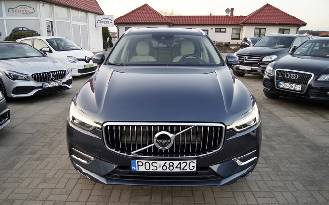 Volvo XC 60 cena 159500 przebieg: 55153, rok produkcji 2021 z Wolin małe 781